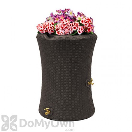 Impressions 50 Gallon Nantucket Rain Saver - Dark Brown