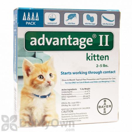 Advantage II for Cats (Kittens)