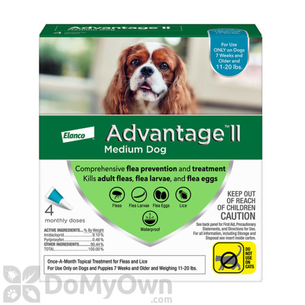 Advantage II for Dogs - Medium