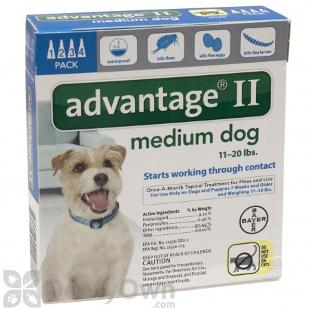 Advantage II for Dogs Medium