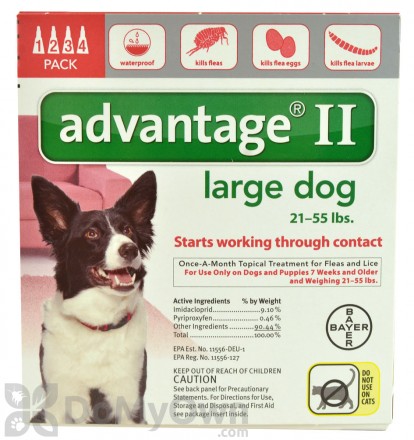 Advantage II for Dogs Large