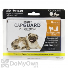 Sentry Capguard Flea Tablets for Dogs and Cats