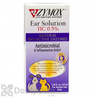 image of Zymox Enzymatic Ear Solution with HC 0.5%