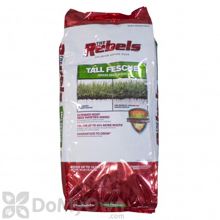 The Rebels Tall Fescue Blend Powder Coated Grass Seed 40 lb