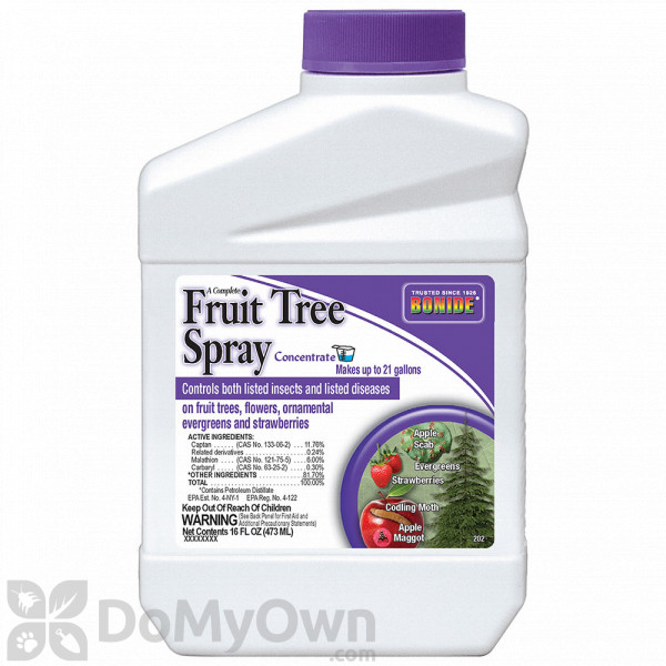 Fruit tree spray chemicals