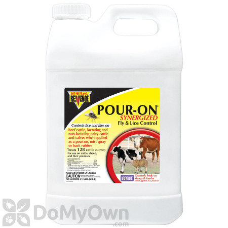 Revenge Pour-On Synergized Fly and Lice Control 2.5 gal.
