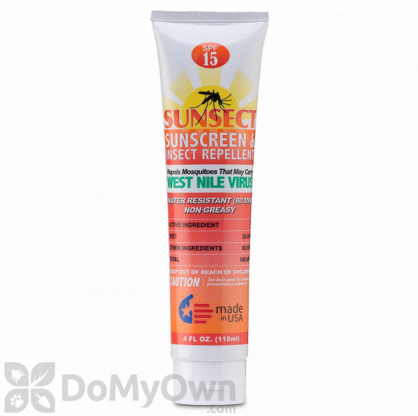 sunsect sunscreen insect repellent