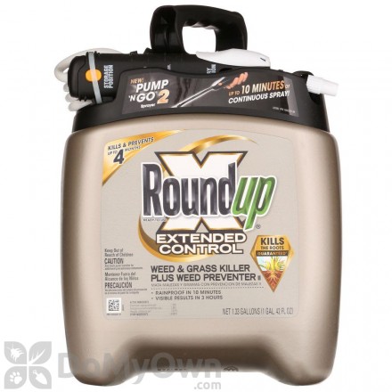 Roundup Ready-To-Use Extended Control Weed & Grass Killer Plus Weed Preventer II with Pump 'N Go Sprayer