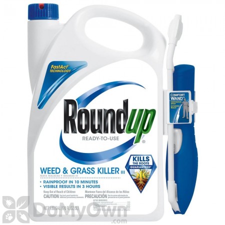 Roundup Ready-To-Use Weed & Grass Killer III with Comfort Wand 1.33 Gal.