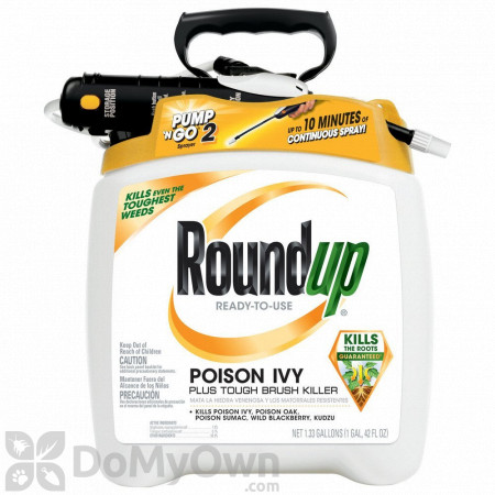 Roundup Ready-to-Use Poison Ivy Plus Tough Brush Killer in the Pump \'N Go 2 Sprayer