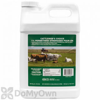 image of Cattlemen's Choice 1% Permethrin Synergized Pour - On 2.5 gallon