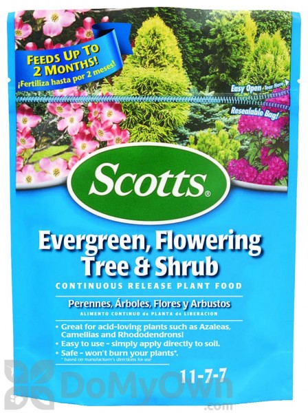 Scotts Evergreen, Flowering Tree and Shrub Continuous Release Pl