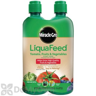 image of Miracle-Gro LiquaFeed Tomato, Fruits and Vegetables Plant Food 2-Pack Refills
