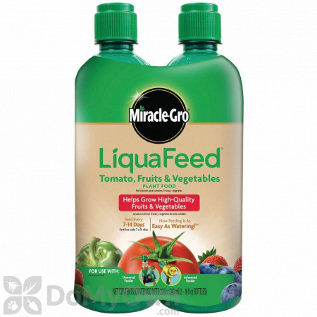 Miracle-Gro LiquaFeed Tomato, Fruits and Vegetables Plant Food 2-Pack Refills