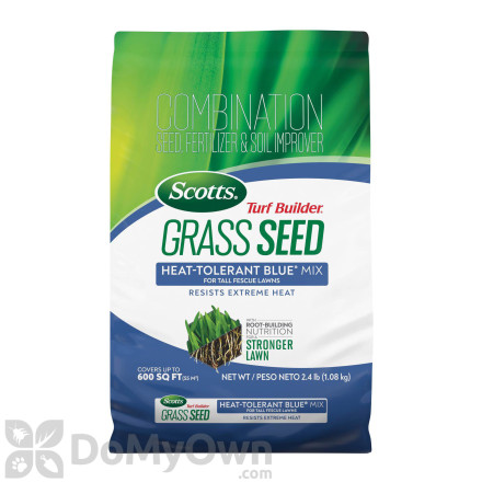 Scotts Turf Builder Grass Seed Heat-Tolerant Blue Mix For Tall Fescue Lawns