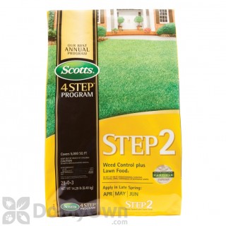 image of Scotts STEP 2 Weed Control Plus Lawn Food
