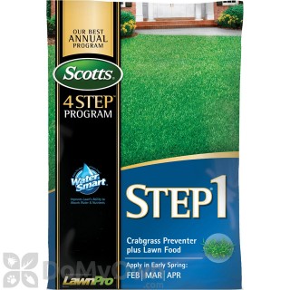image of Scotts STEP 1 Crabgrass Preventer Plus Lawn Food