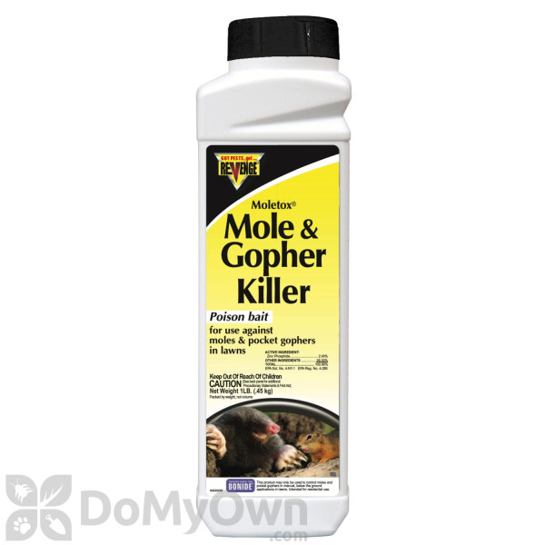 TOMCAT 4 lbs. Mole and Gopher Repellent Granules, Safe for Lawn