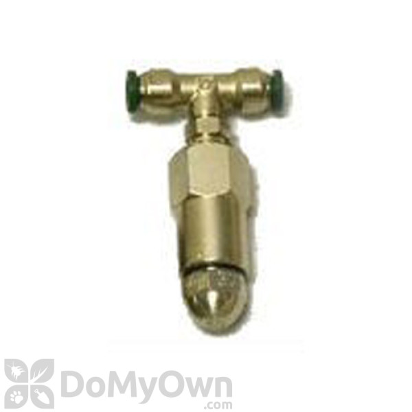 Pyranha Spray Nozzle Assembly 1/4 inch Nickel Plated Nickel Silv