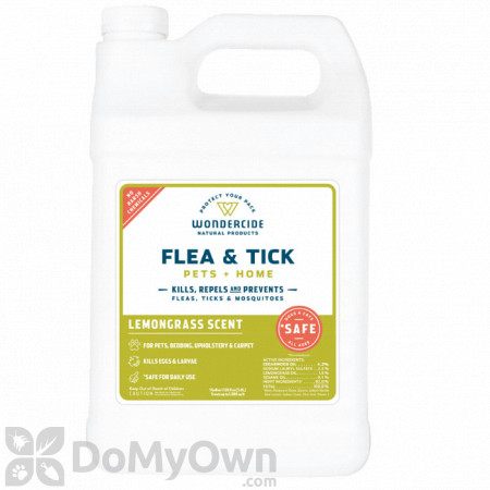 Wondercide Flea & Tick Control Pets & Home - Lemongrass Gallon