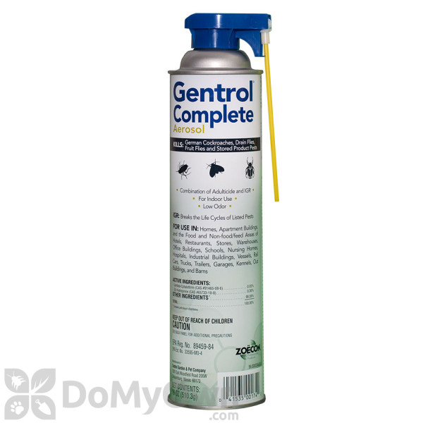 Zoecon Gentrol Complete Aerosol Broad-Spectrum Insecticide