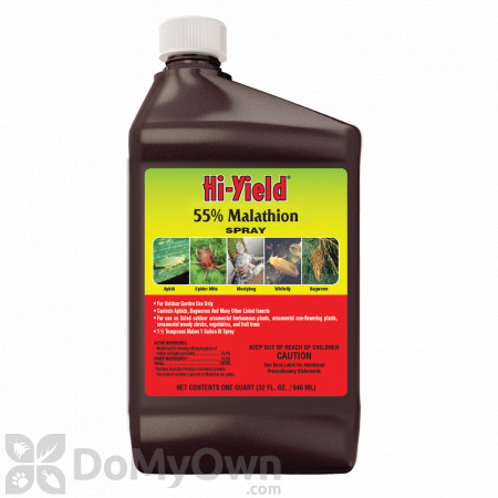 Hi-Yield 55% Malathion Insecticide Spray CASE (12 quarts)