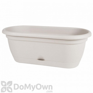 image of Bloem Lucca Window Box 18 in. Taupe