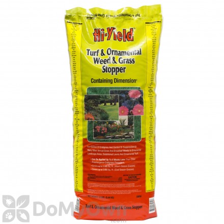 Hi-Yield Weed and Grass Stopper with Dimension Herbicide 35 lb. bag