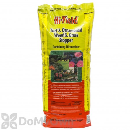 Hi-Yield Weed and Grass Stopper with Dimension Herbicide 35 lb. bag