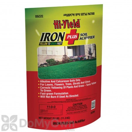 Hi-Yield Iron Plus Soil Acidifier 11-0-0 25 lbs.