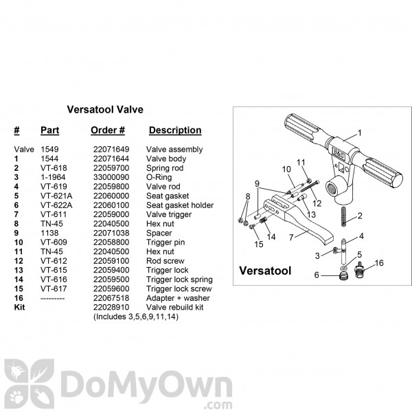 B&g Sprayer Parts Diagram