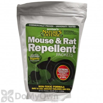 Nature's Defense Mouse & Rat Repellent Packets - (12 x 4 oz)
