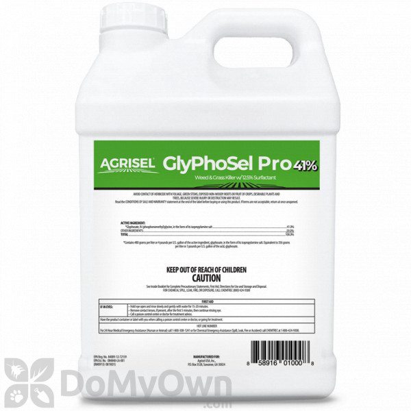 Gly Pho-Sel Pro 41% with Surfactant - 2.5 Gallon