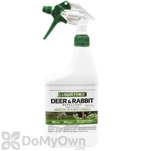 Liquid Fence Deer & Rabbit Repellent RTU - Quart - Free Shipping