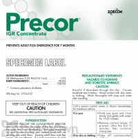 Instruction Label for Precor IGR