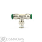 Replacement Male Branch Tee 1/4 inch Nickel Plated for Pyranha Spraymaster System 004MBTNP   