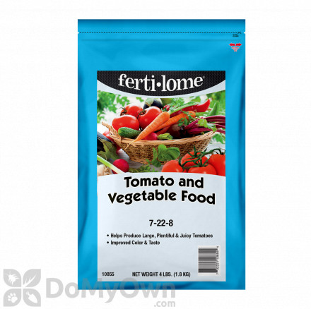 Ferti-lome Tomato and Vegetable Food 7-22-8 CASE (12 x 4 lbs. bags)