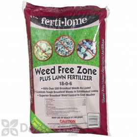 Ferti-lome Weed Free Zone Plus Lawn Fertilizer 18-0-6