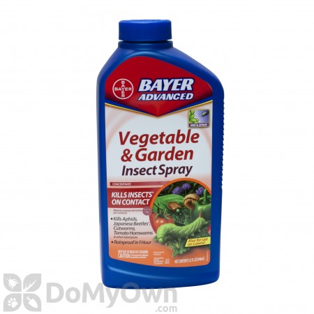 Bayer Advanced Vegetable and Garden Insect Spray - Concentrate - CASE (8 quarts)