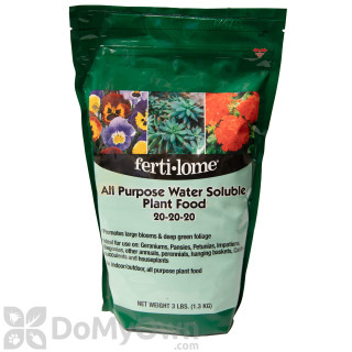 image of Ferti-lome All Purpose Water Soluble Plant Food 20 - 20 - 20 3 lb.