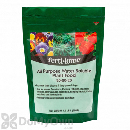 Ferti-lome All Purpose Water Soluble Plant Food 20 - 20 - 20 1.5 lb.