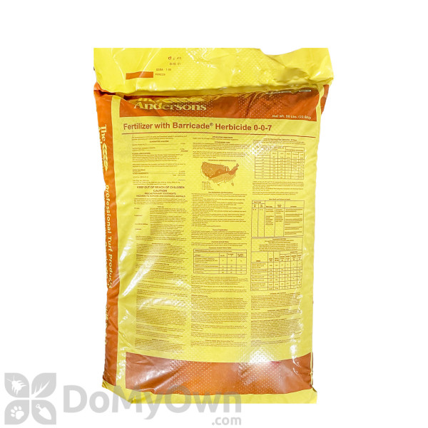 The Anderson\'s Turf Fertilizer 0-0-7 with 0.426 Barricade