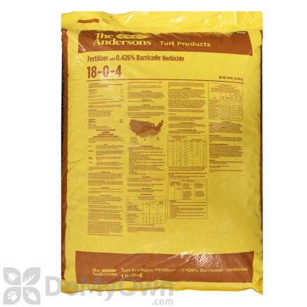 The Anderson's 18-0-4 Fertilizer with 0.426 Barricade Herbicide