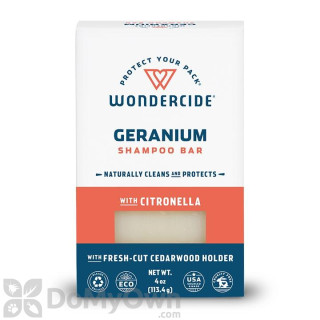 image of Wondercide Geranium Natural Shampoo Bar for Dogs and Cats