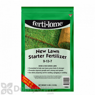 image of Fertilome New Lawn Starter Fertilizer 9 - 13 - 7 - 4 lb