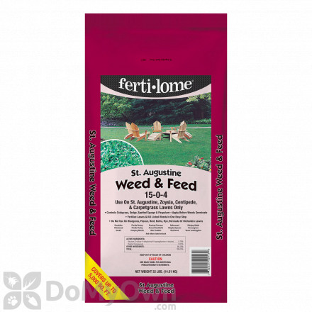 Fertilome St. Augustine Weed & Feed 15 - 0 - 4 - 32 lb