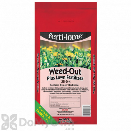 Fertilome Weed-Out Plus Lawn Fertilizer 25 - 0 - 4 - 40 lb