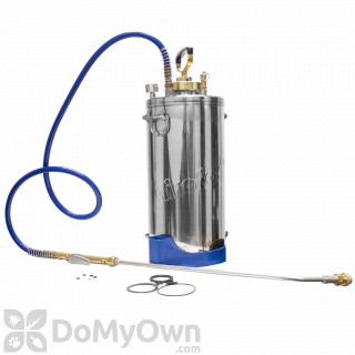 image of AiroFog Pro 1.5 Gallon Stainless Steel Sprayer 18 in. Valve Extension SS Core, 4 - Way Tip (501 - 505 - 181)