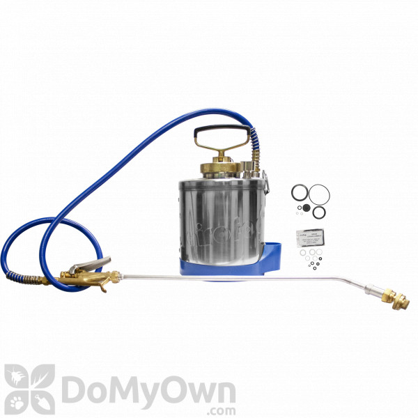 Airofog Pro 1/2 Gallon Stainless Steel Sprayer 18 in. Wand and 4 - Way Tip (501 - 502 - 181)