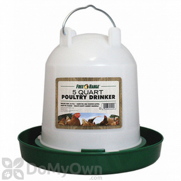 5 Quart Plastic Poultry Drinker